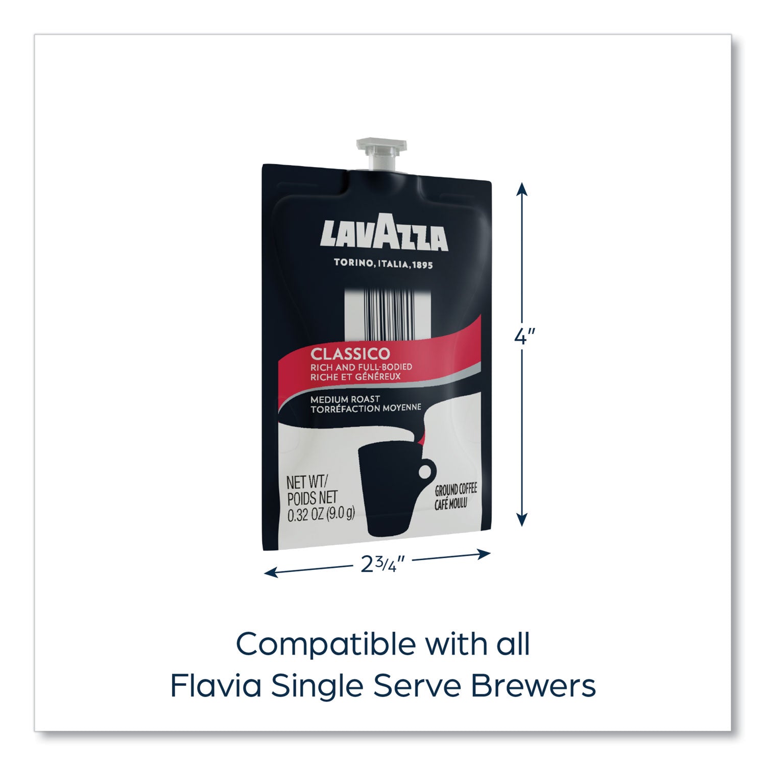 FLAVIA® Classico Coffee Freshpack, 76/Carton