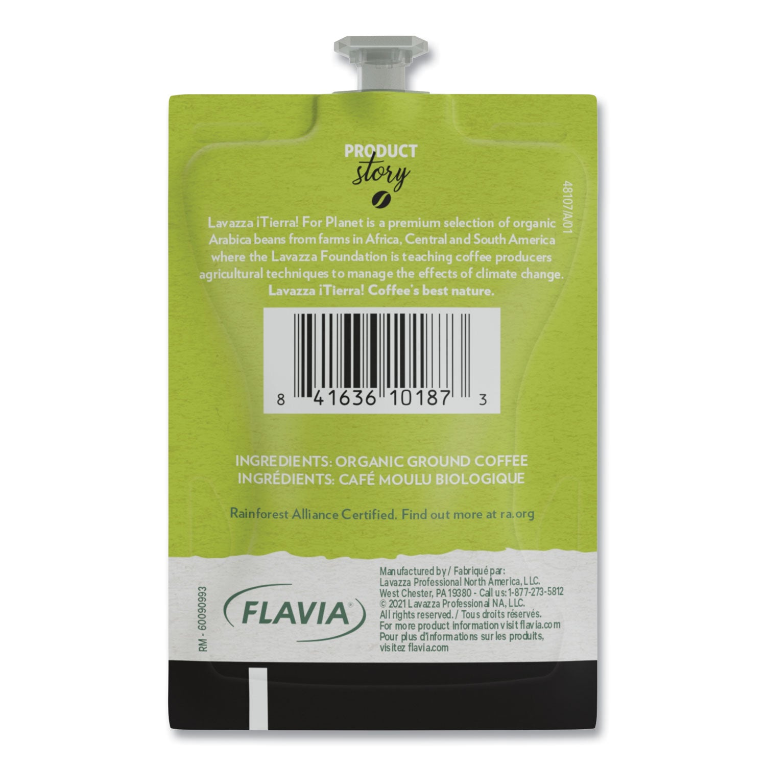 FLAVIA® Tierra Organic Coffee Freshpack, 76/Carton