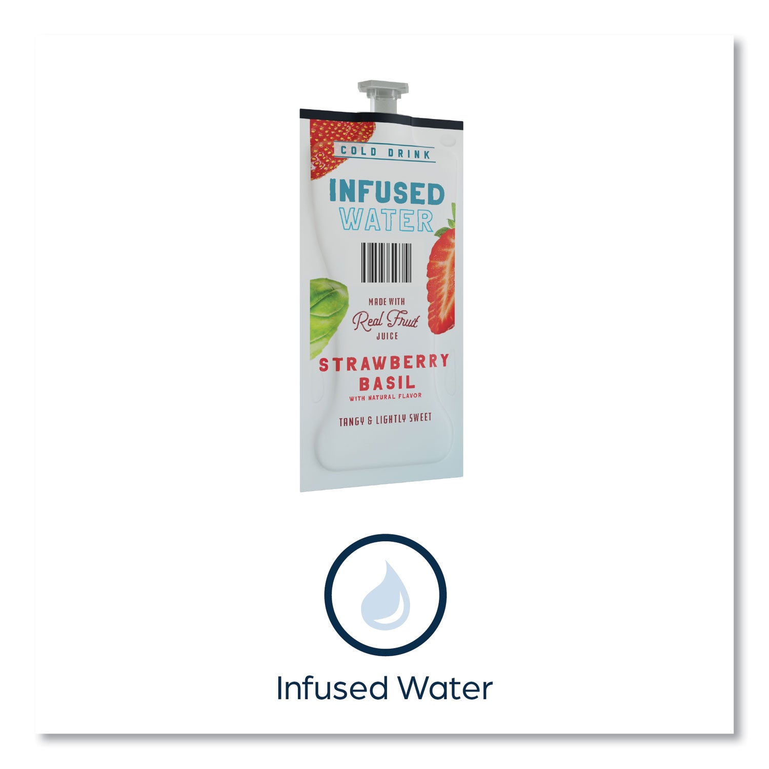 FLAVIA® Strawberry Basil Infused Water Freshpack, 100/Carton