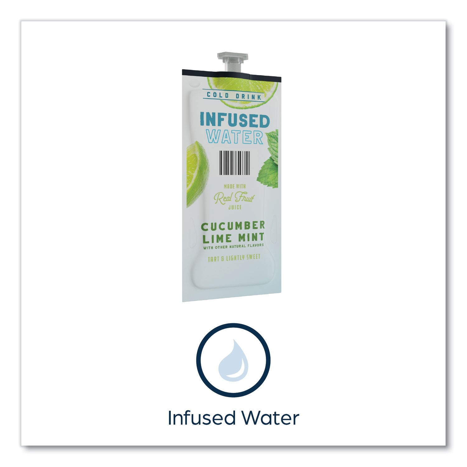 FLAVIA® Cucumber Lime Mint Infused Water Freshpack, 100/Carton