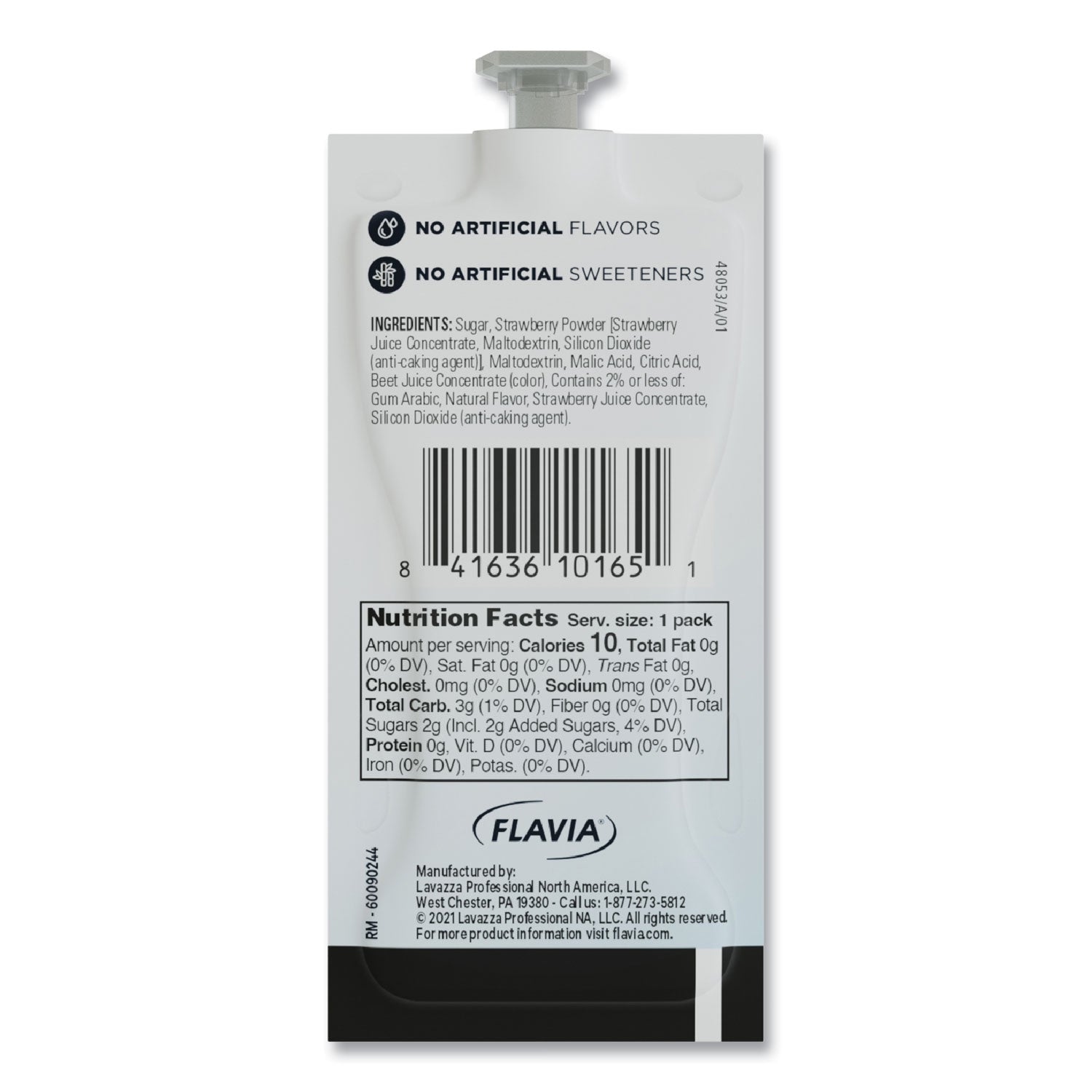 FLAVIA® Strawberry Basil Infused Water Freshpack, 100/Carton