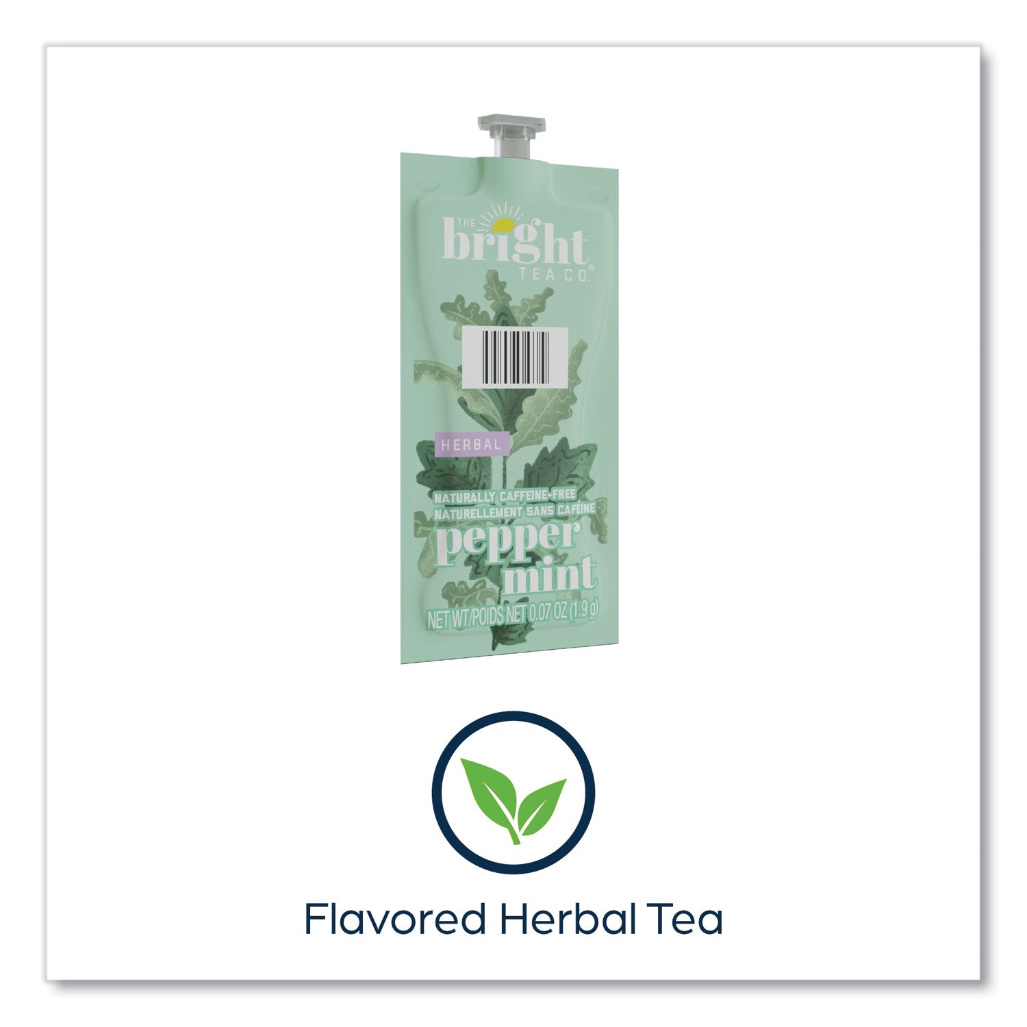 FLAVIA® The Bright Tea Co. Peppermint Herbal Tea Freshpack, 100/Carton
