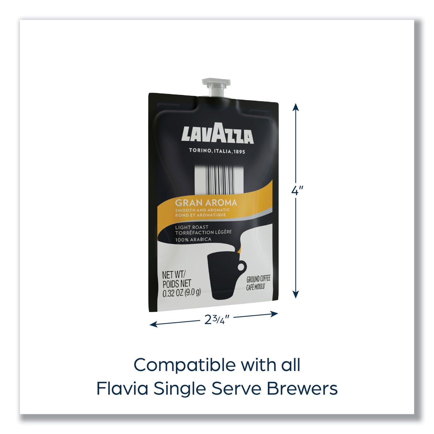 FLAVIA® Gran Aroma Coffee Freshpack, 76/Carton