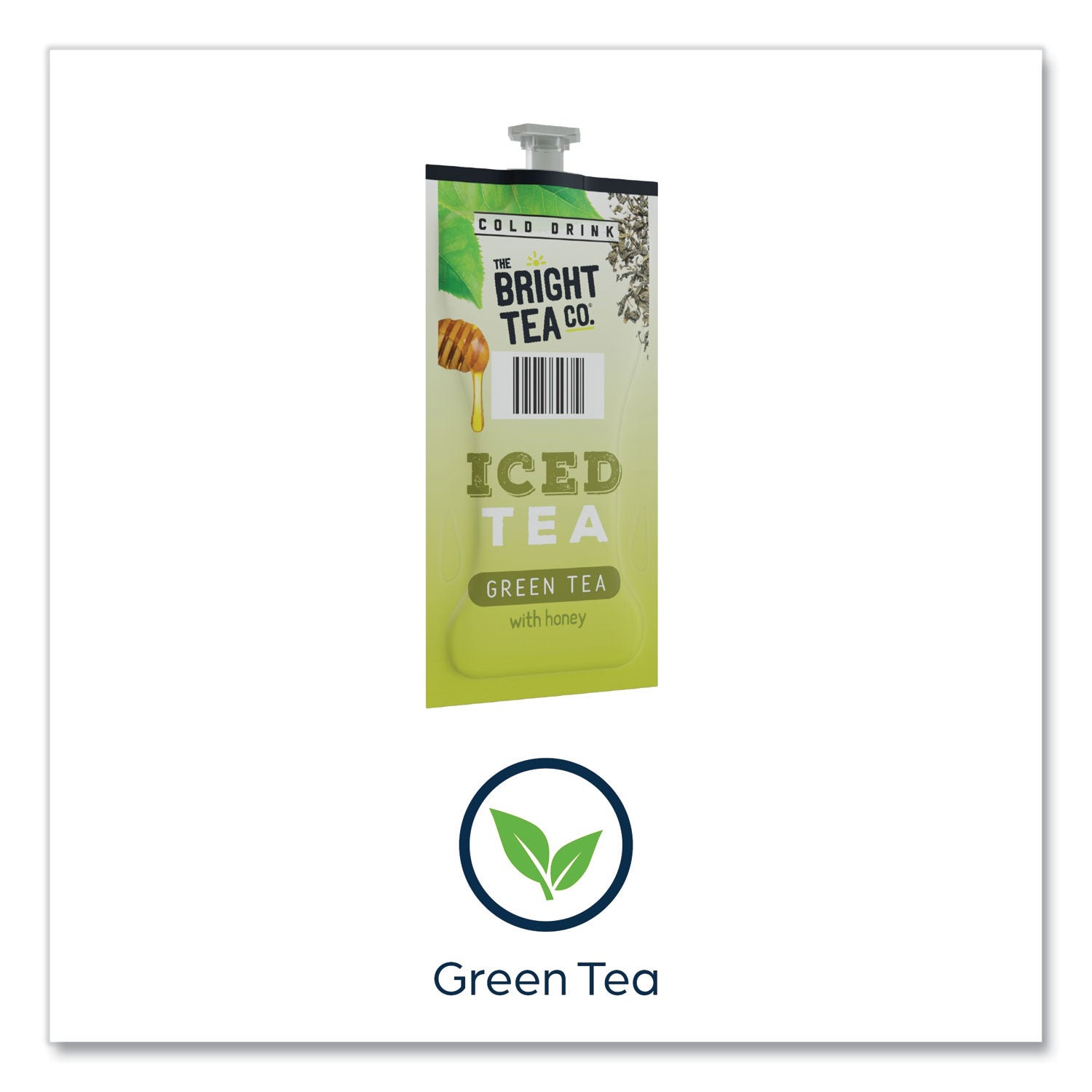 FLAVIA® The Bright Tea Co. Iced Green Tea with Honey Freshpack, 100/Carton