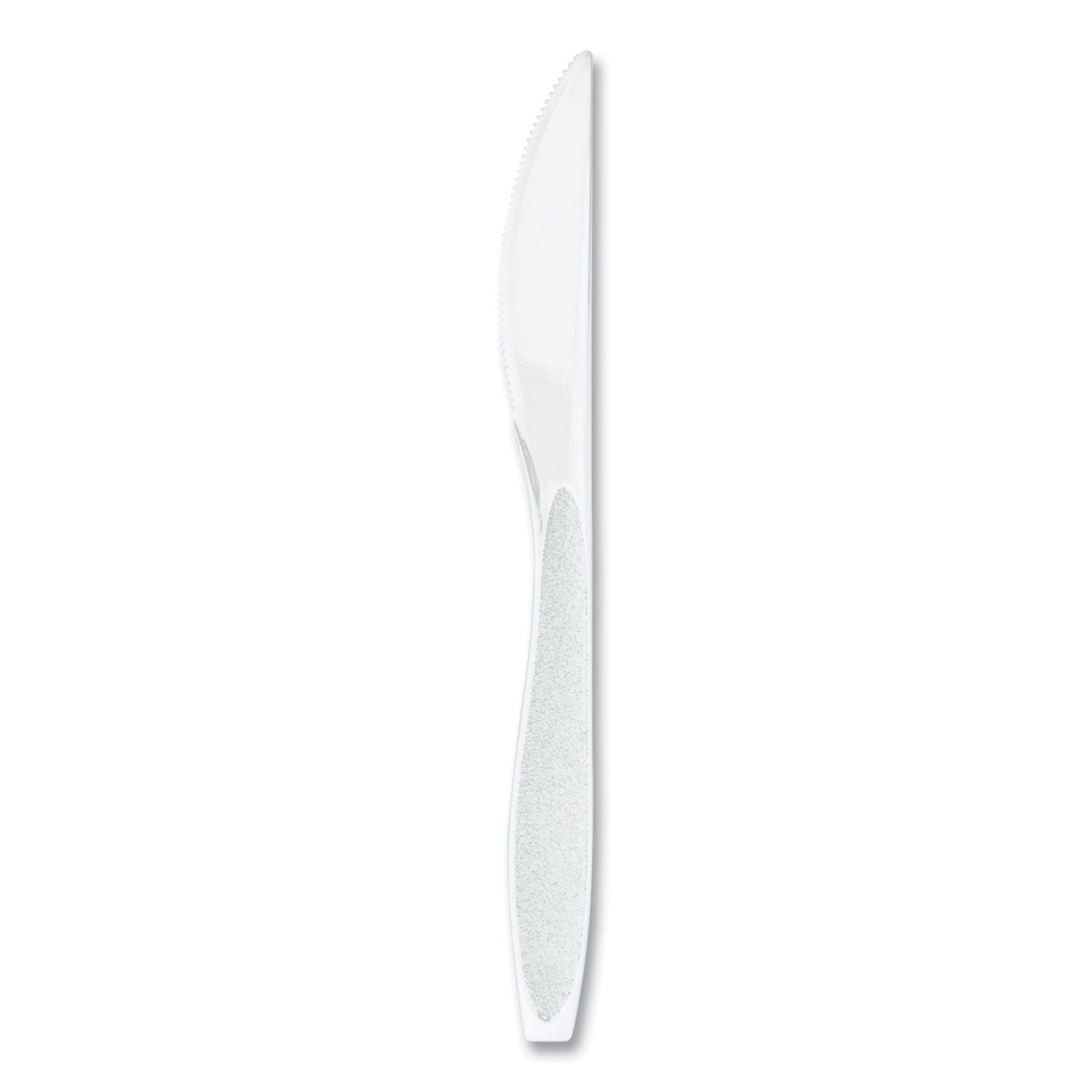 Impress Heavyweight Full-Length Polystyrene Cutlery, Knife, White, 100/Box
