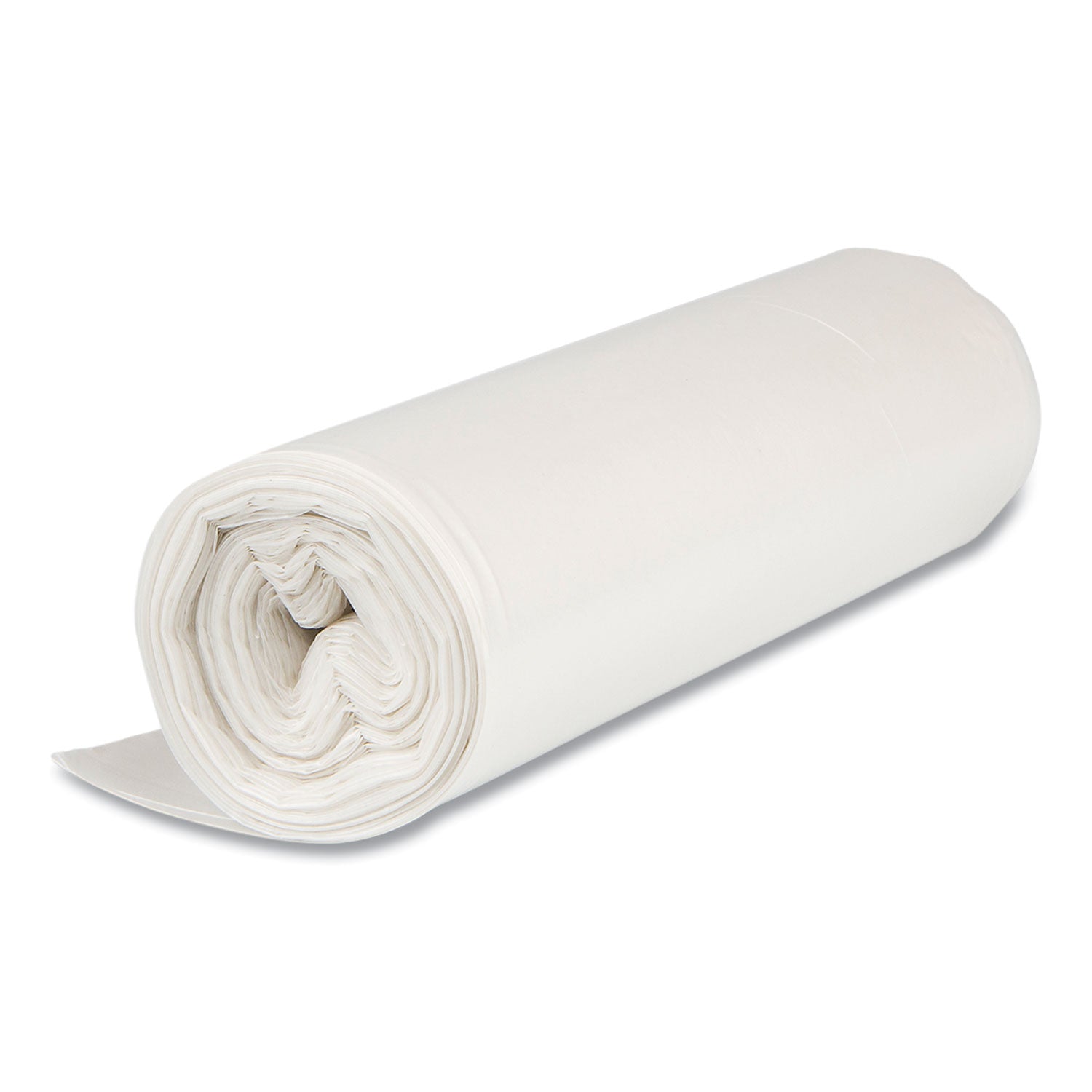 Inteplast Group High-Density Commercial Can Liner Value Pack, 45 gal, 11 mic, 40" x 46", Clear, Interleaved Roll, 25 Bags/Roll, 10 Rolls/CT