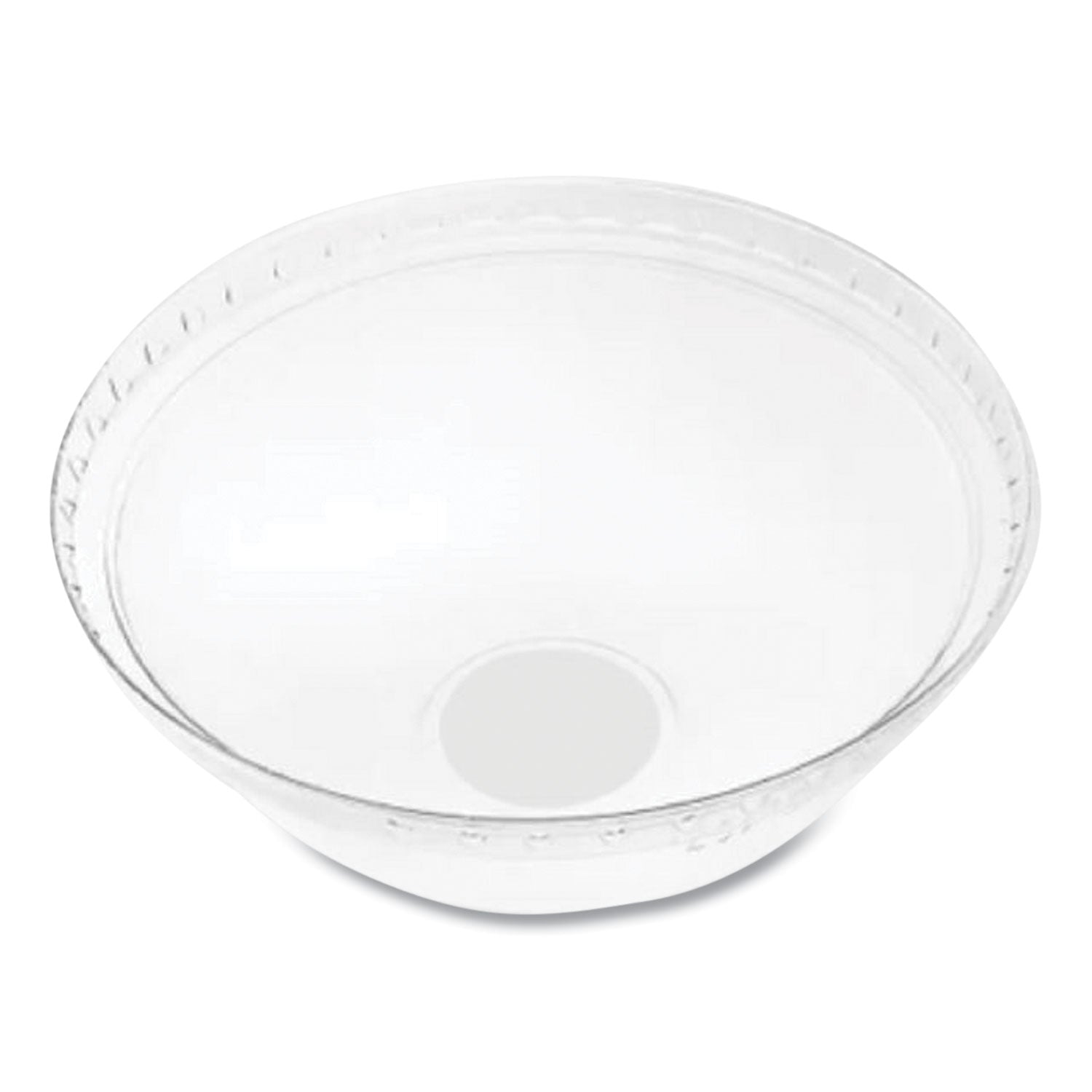 Karat® PET Lids, Dome Lid, Fits 32 oz Cold Cups, Plastic, Clear, 500/Carton