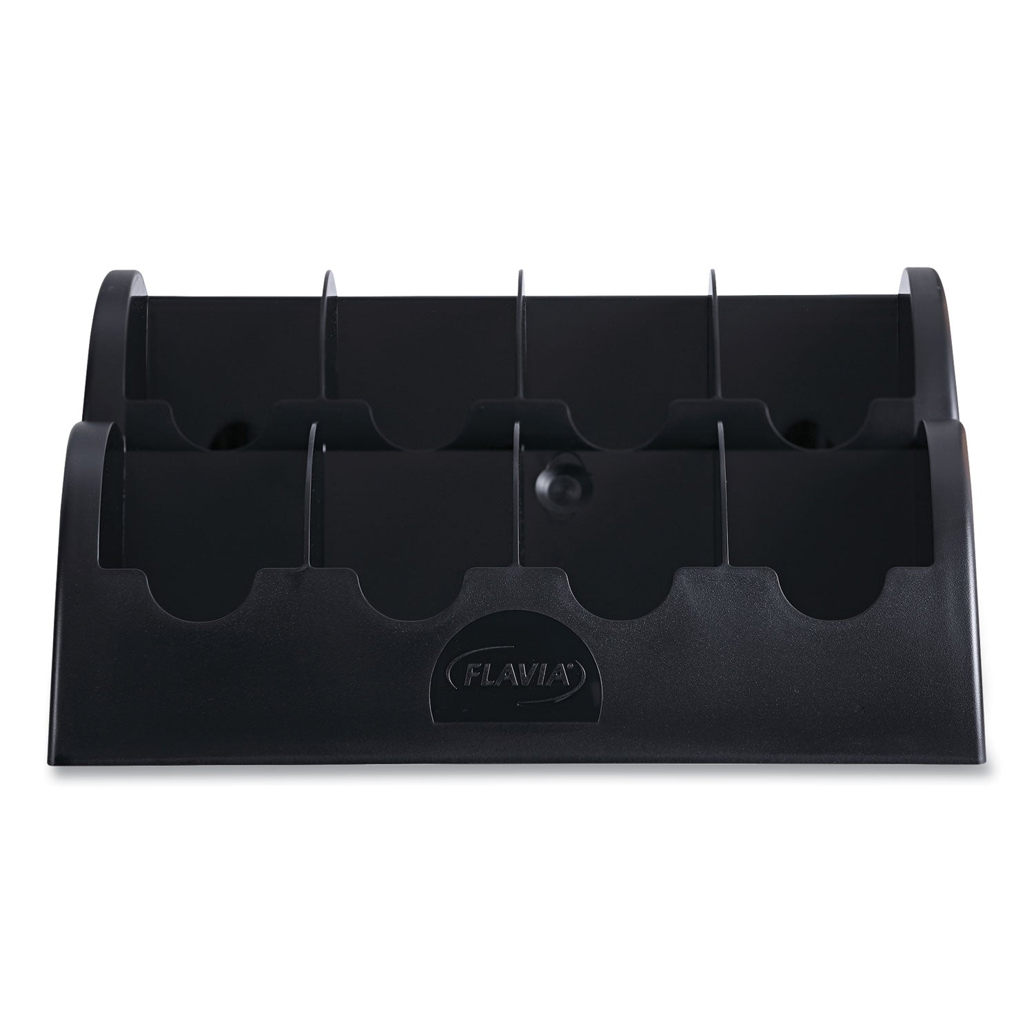 FLAVIA® Small Merchandiser, 8 Compartments, 13.6 x 13 x 4.4, Black