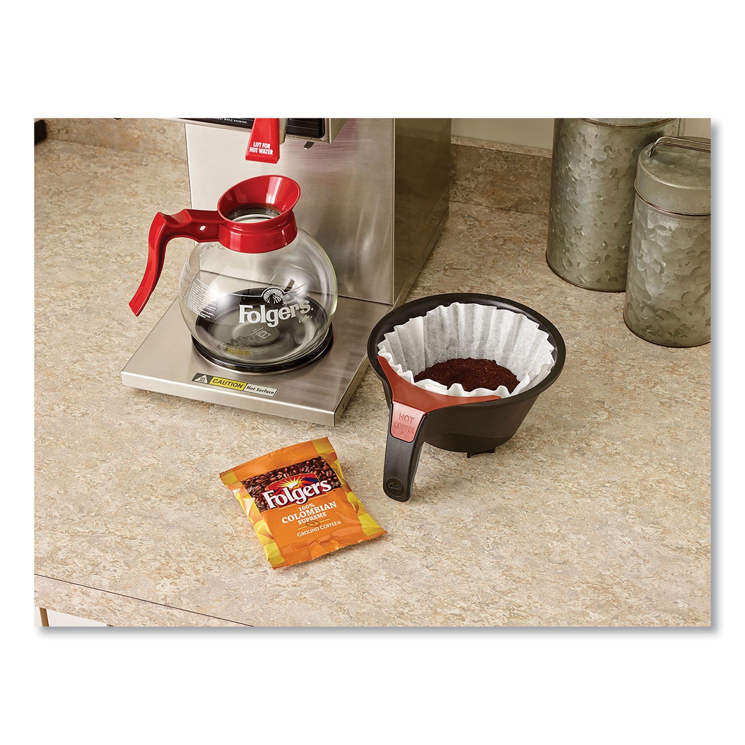 Folgers® Coffee, 100% Colombian, Ground, 1.75oz Fraction Pack, 42/carton