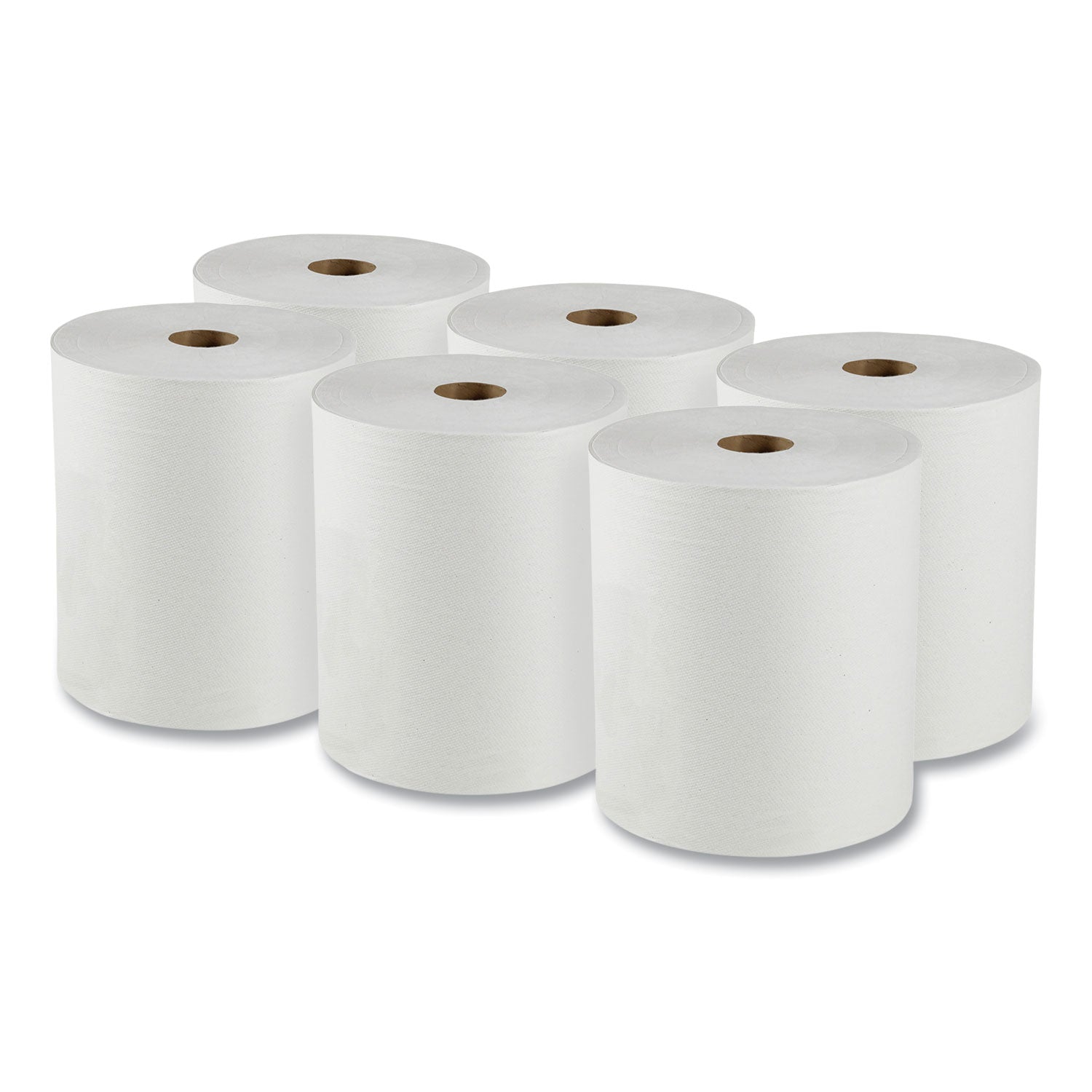 Scott® Essential High Capacity Hard Roll Towels for Business, Absorbency Pockets, 1-Ply, 8" x 950 ft, 1.75" Core, White, 6 Rolls/CT