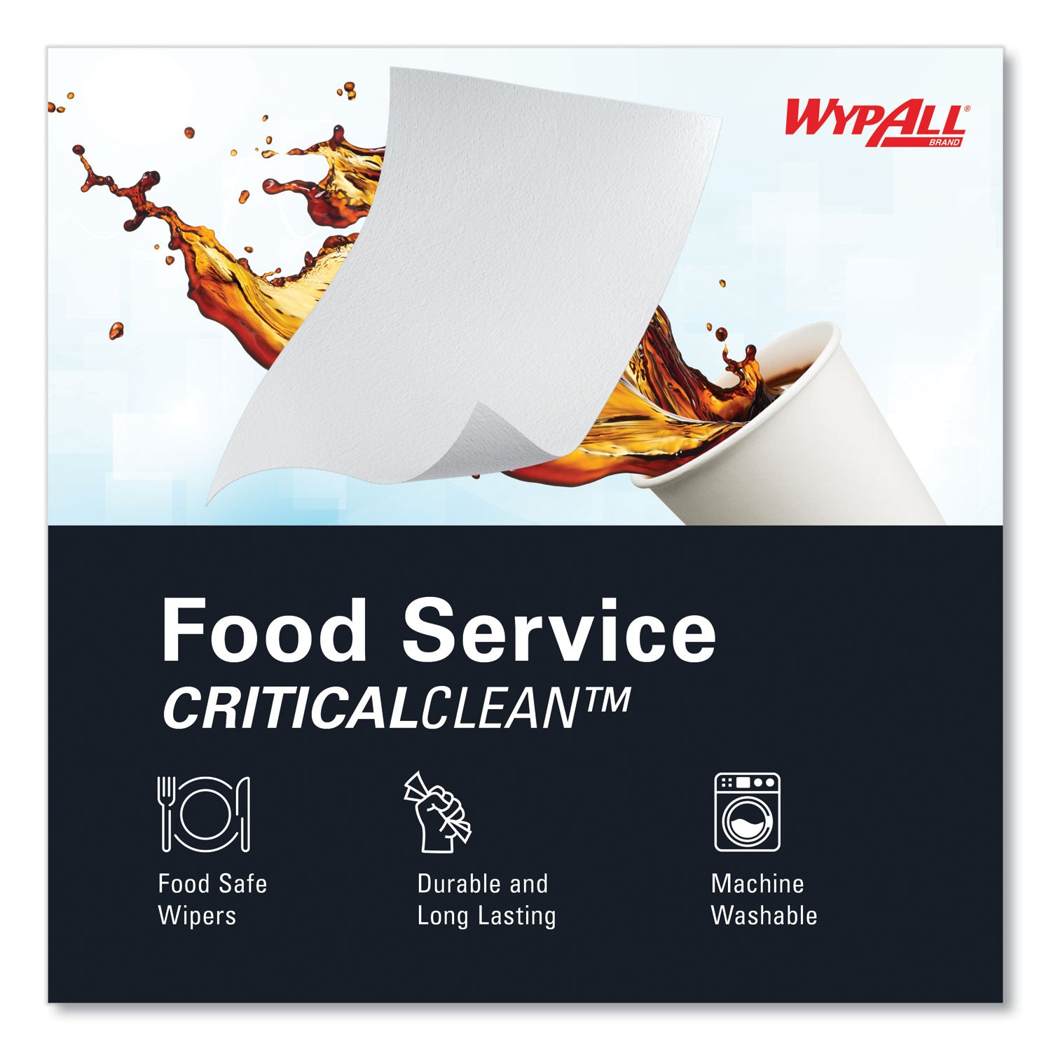 WypAll® X70 Wipers, Kimfresh Antimicrobial, 12.5 x 23.5, Unscented, White, 300/Carton