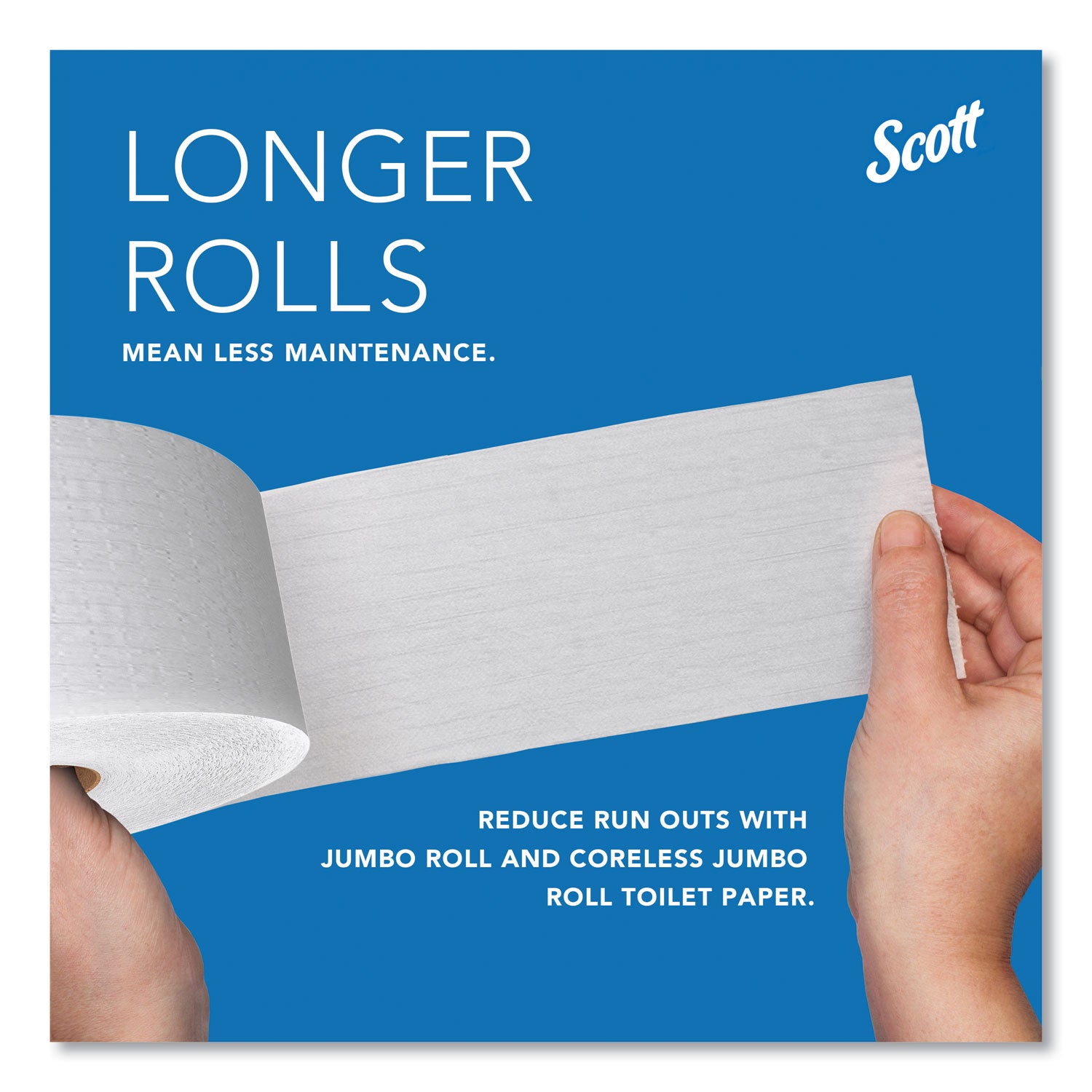 Scott® Pro Coreless Jumbo Roll Tissue Dispenser, EZ Load, 14.38 x 6 x 9.75, Stainless Steel