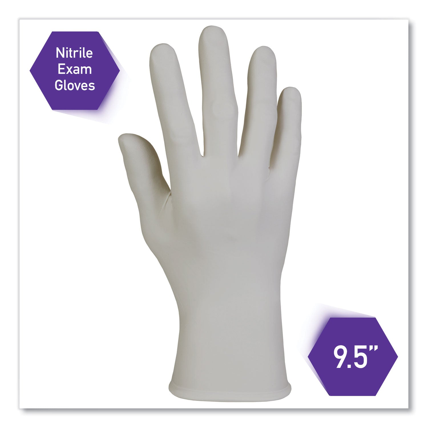 Kimtech™ STERLING Nitrile Exam Gloves, Powder-free, Gray, 242 mm Length, X-Large, 170/Box