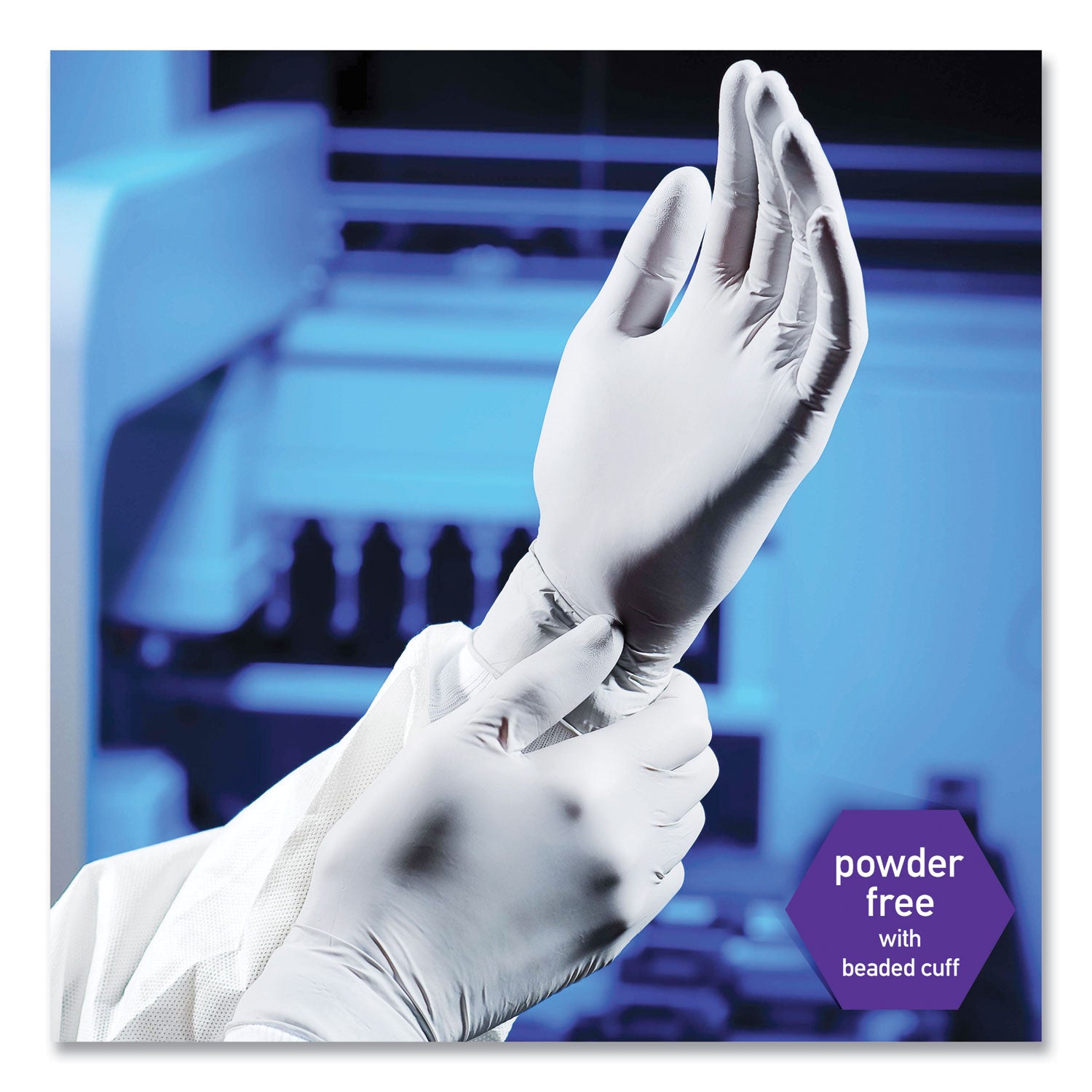 Kimtech™ STERLING Nitrile Exam Gloves, Powder-free, Gray, 242 mm Length, X-Large, 170/Box