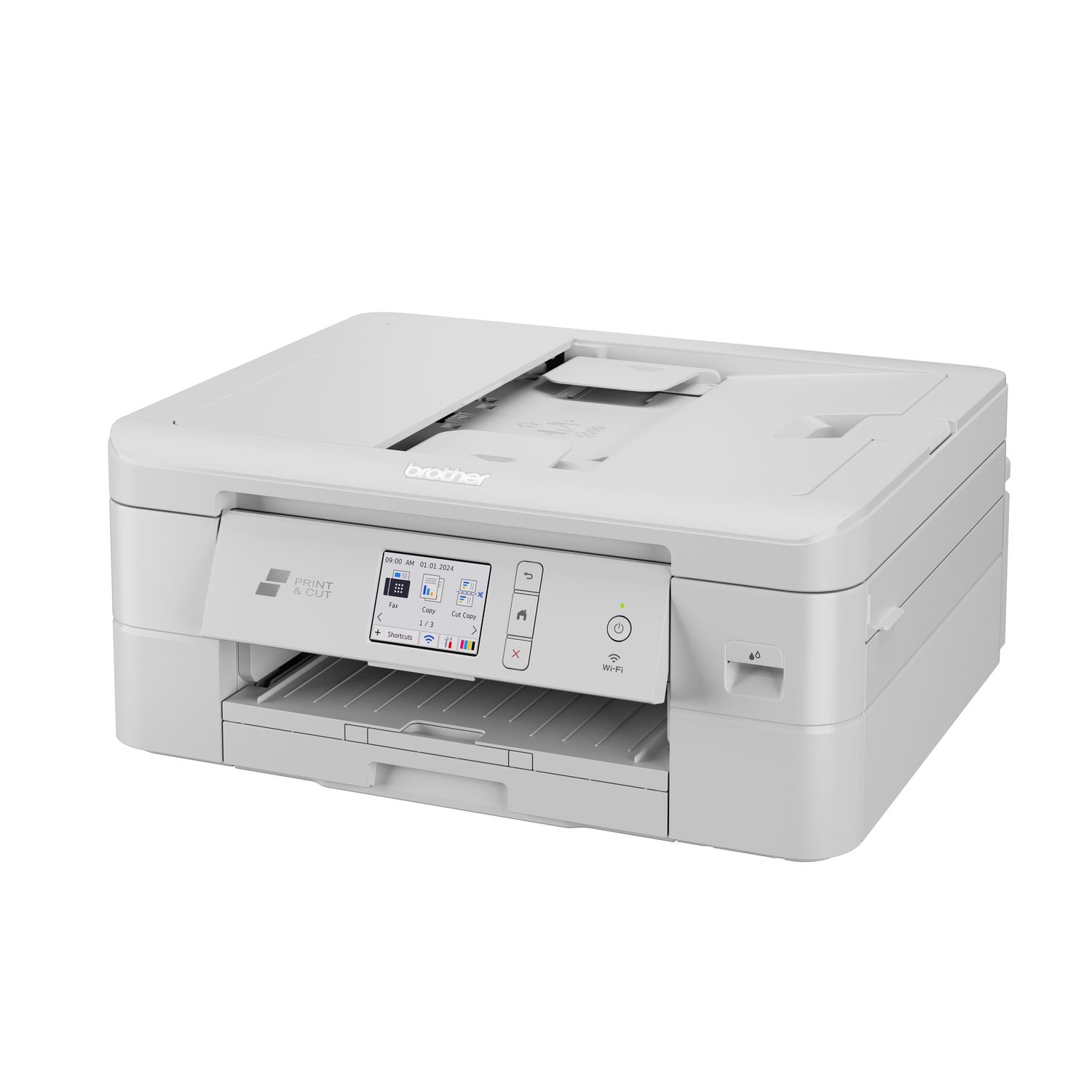 Brother MFC-J1800DW Print and Cut All-in-One Inkjet Printer with Auto Cutter, Copy/Fax/Print/Scan