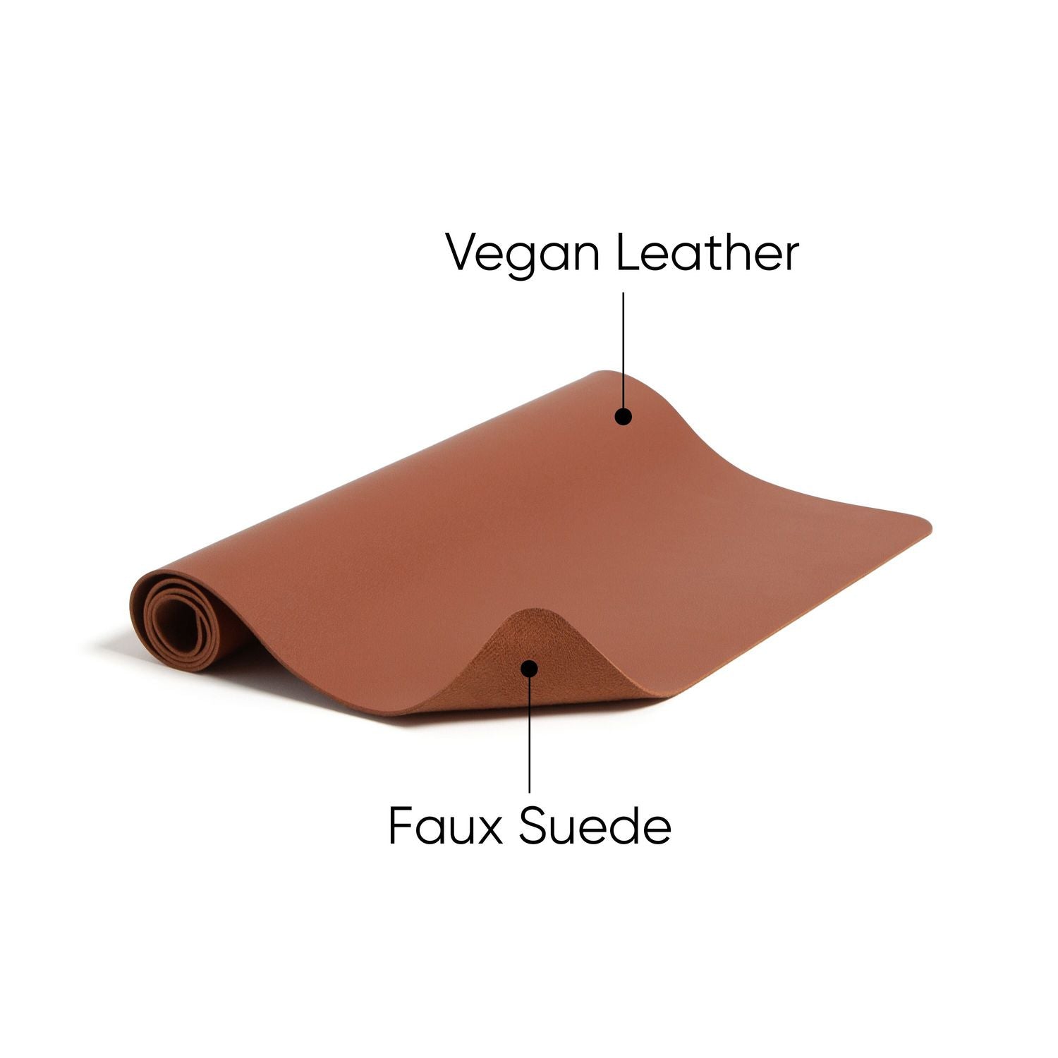 Smead Vegan Leather Desk Pads, 23.6" x 13.7", Brown