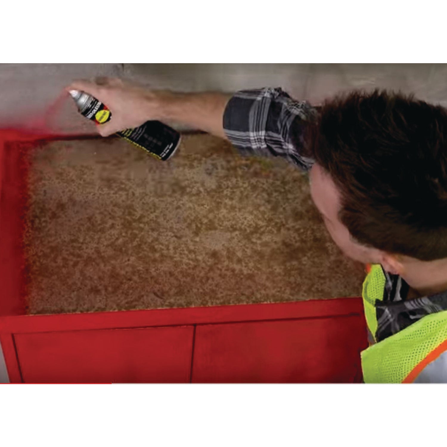 Rust-Oleum® Hard Hat High Performance V2100 System Rust Preventive Enamel Spray Paint, Gloss Black, 15 oz Aerosol Can, 6/Carton