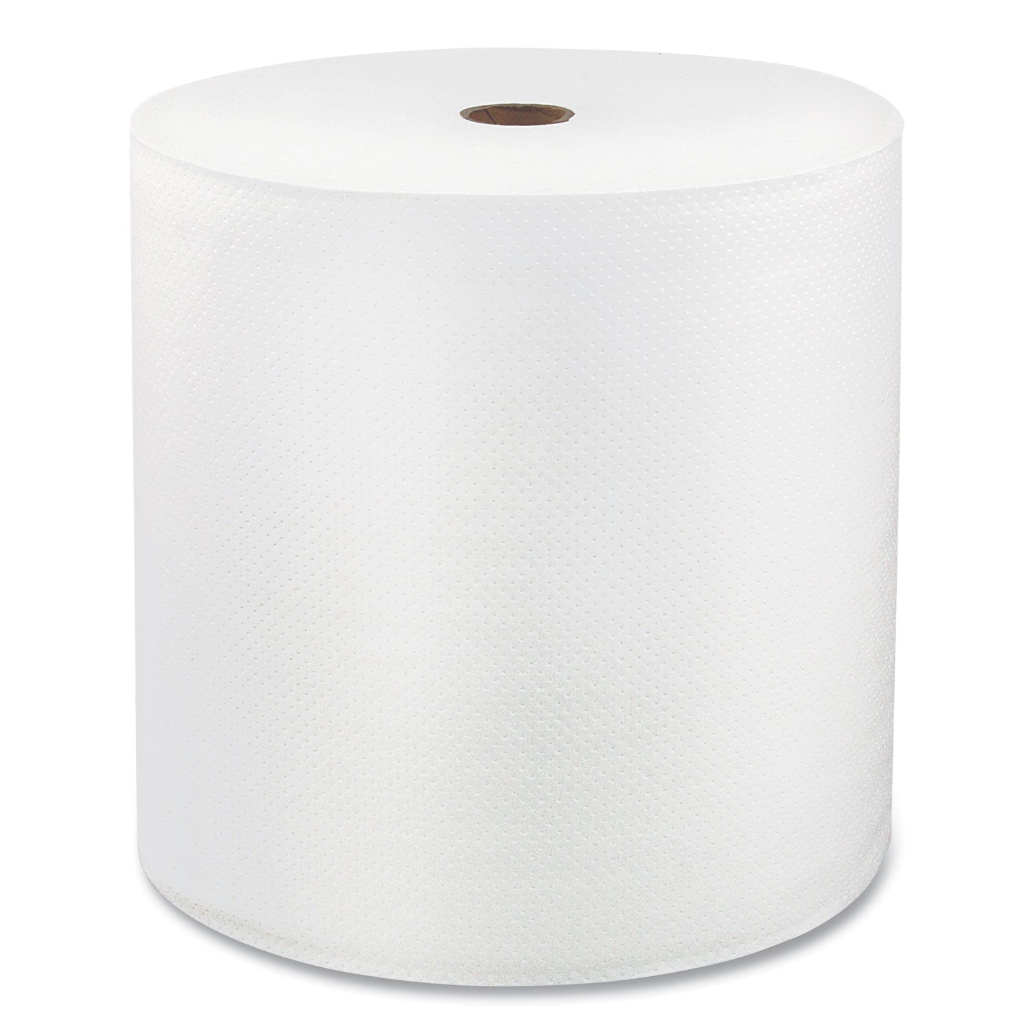 LoCor® Hard Wound Roll Towel, TAD, 1-Ply, 7" x 700 ft, White, 6 Rolls/Carton