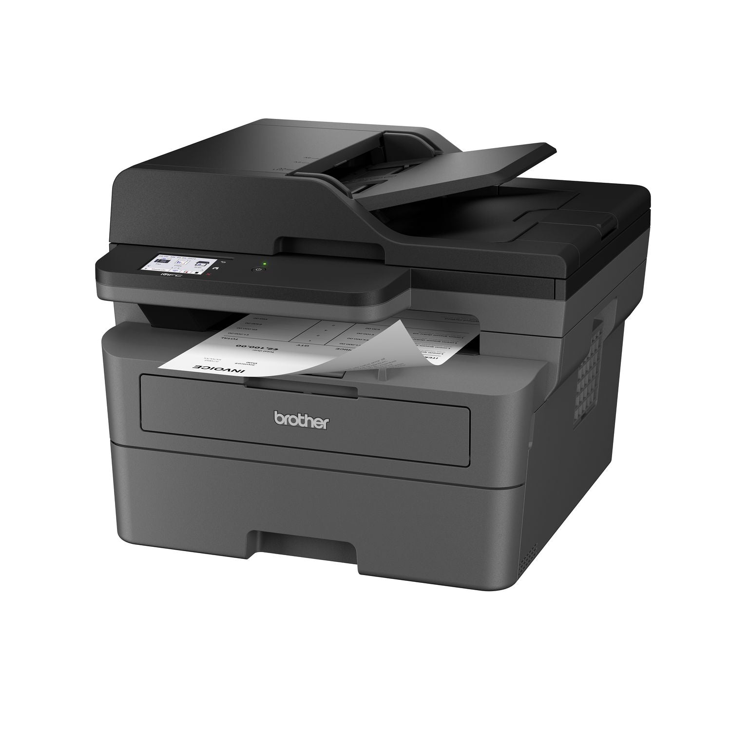 Brother MFC-L2820DW XL Compact Laser Monochrome All-in-One Printer, Copy/Fax/Print/Scan