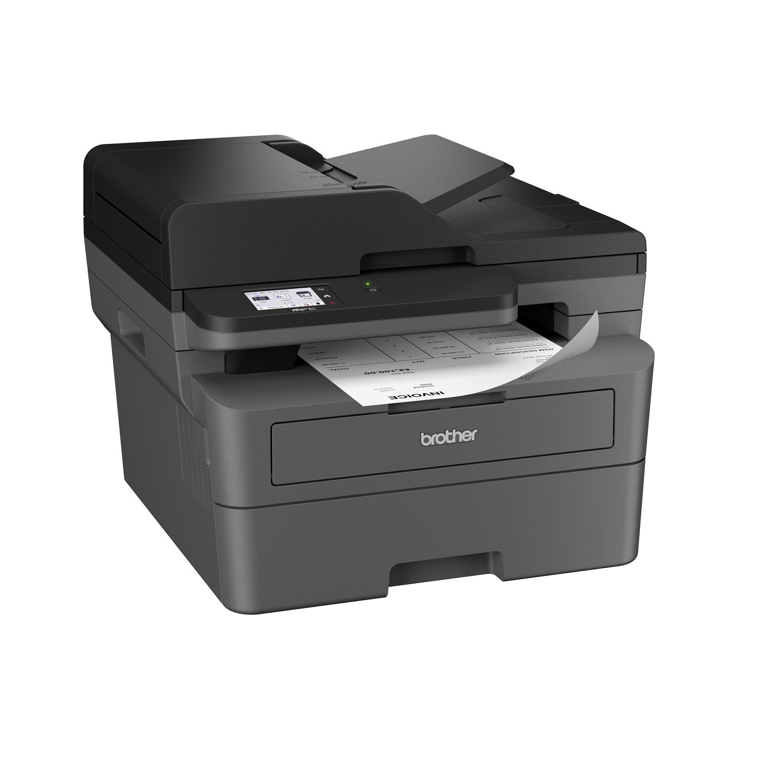 Brother MFC-L2820DW Wireless Compact Monochrome All-in-One Laser Printer, Copy/Fax/Print/Scan