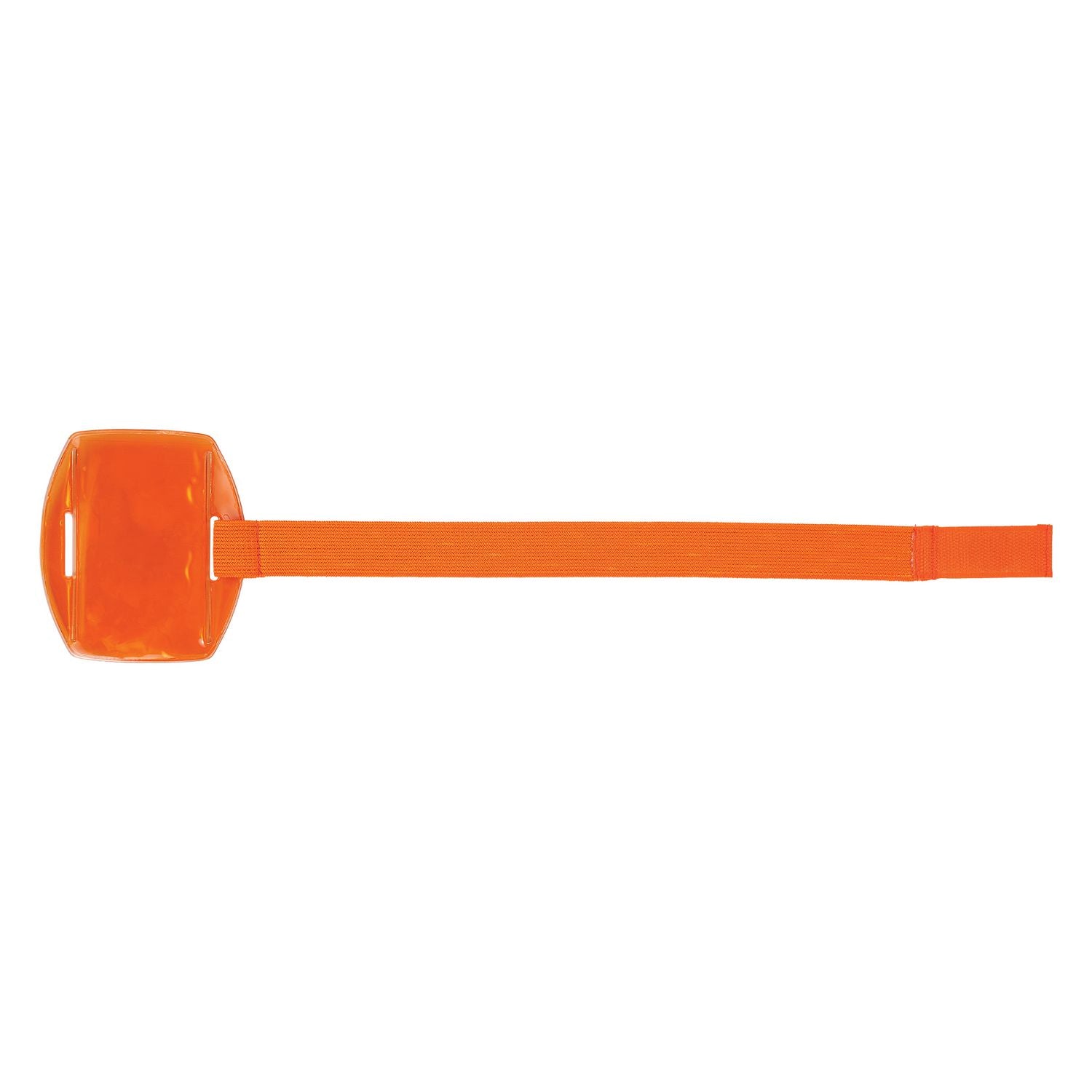 ergodyne® Squids 3386 Arm Band ID/Badge Holder, Vertical, Orange, 3.75 x 4.25 Holder, 2.5 x 4 Insert, 10/Pack