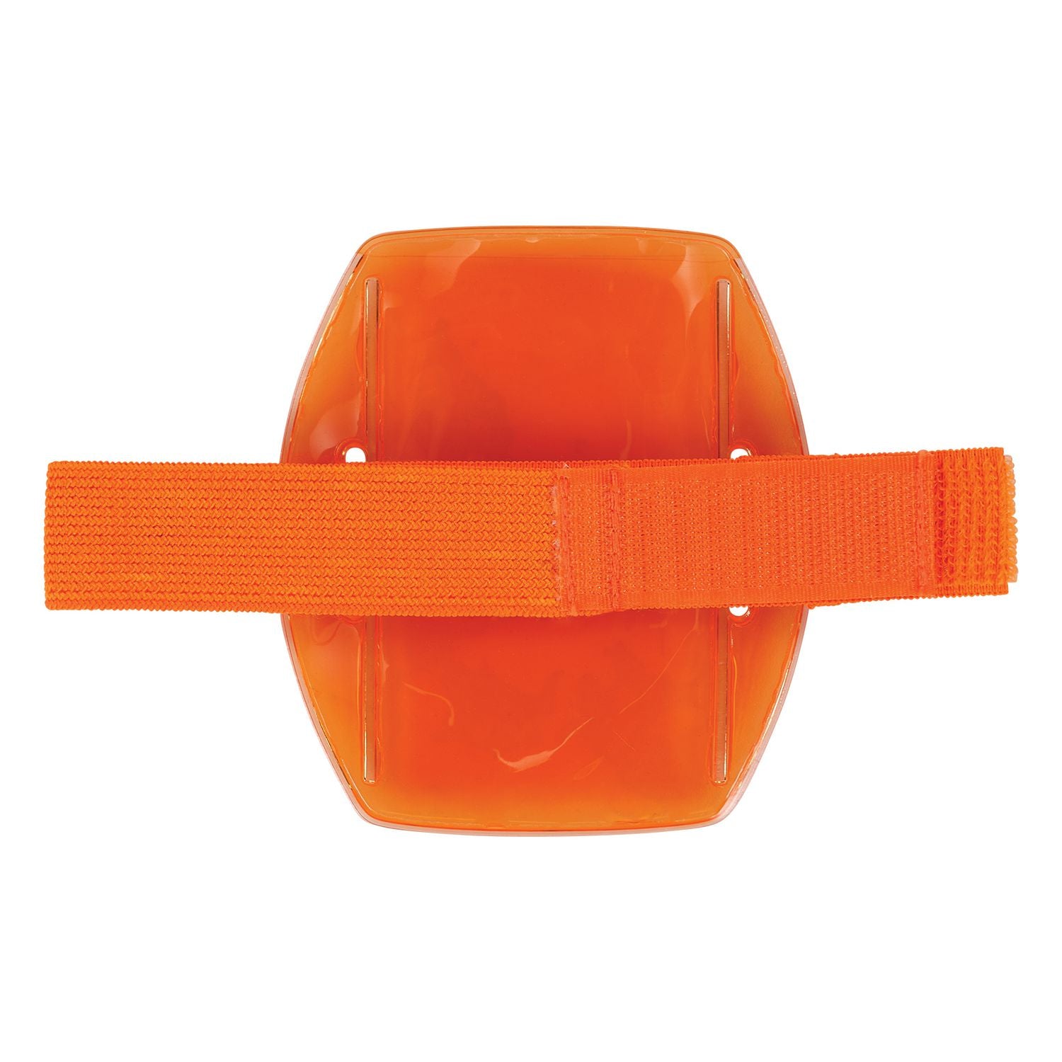 ergodyne® Squids 3386 Arm Band ID/Badge Holder, Vertical, Orange, 3.75 x 4.25 Holder, 2.5 x 4 Insert, 10/Pack