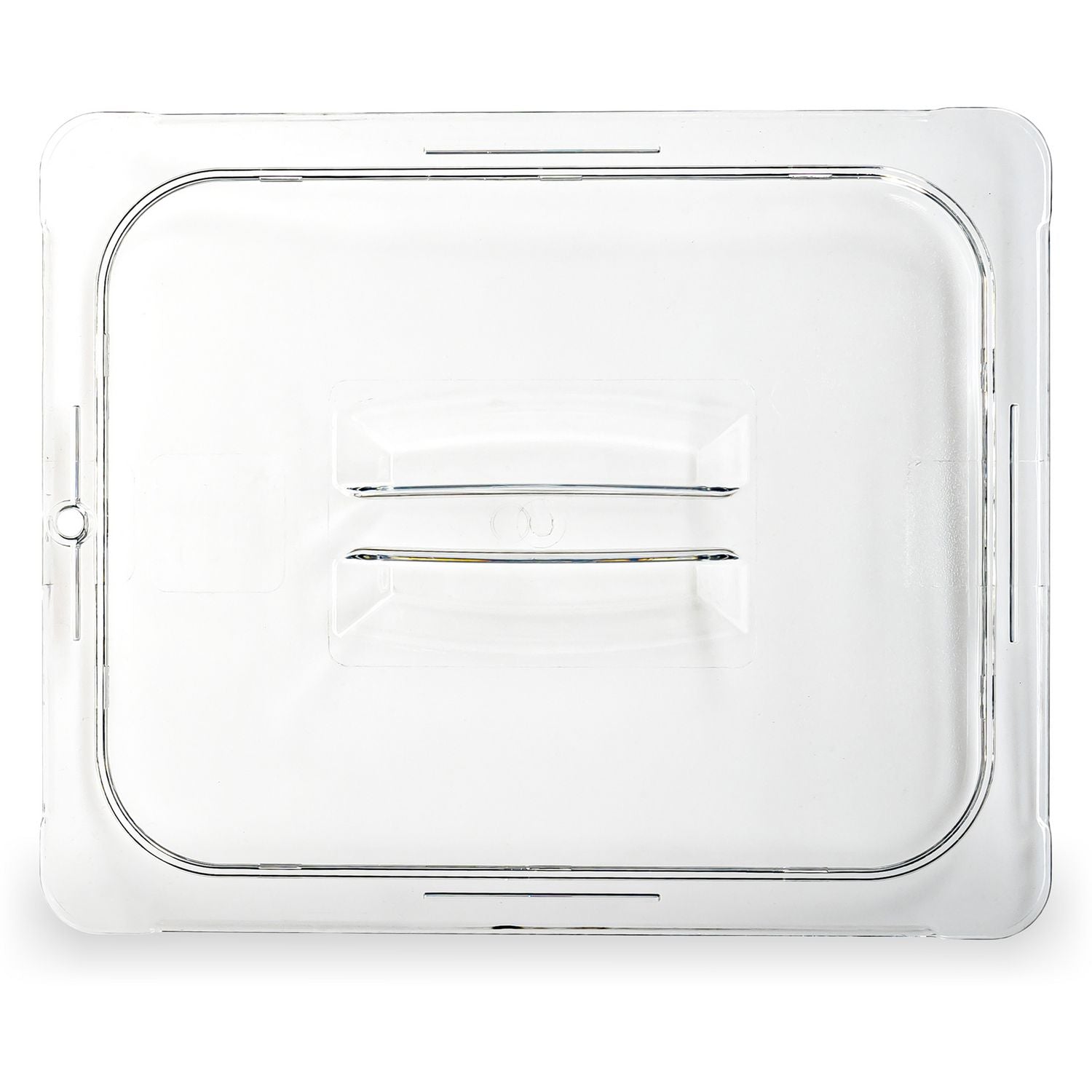 Carlisle StorPlus Polycarbonate Handled Universal Lid, 12.88 x 20.75 x 0.88, Clear, Plastic
