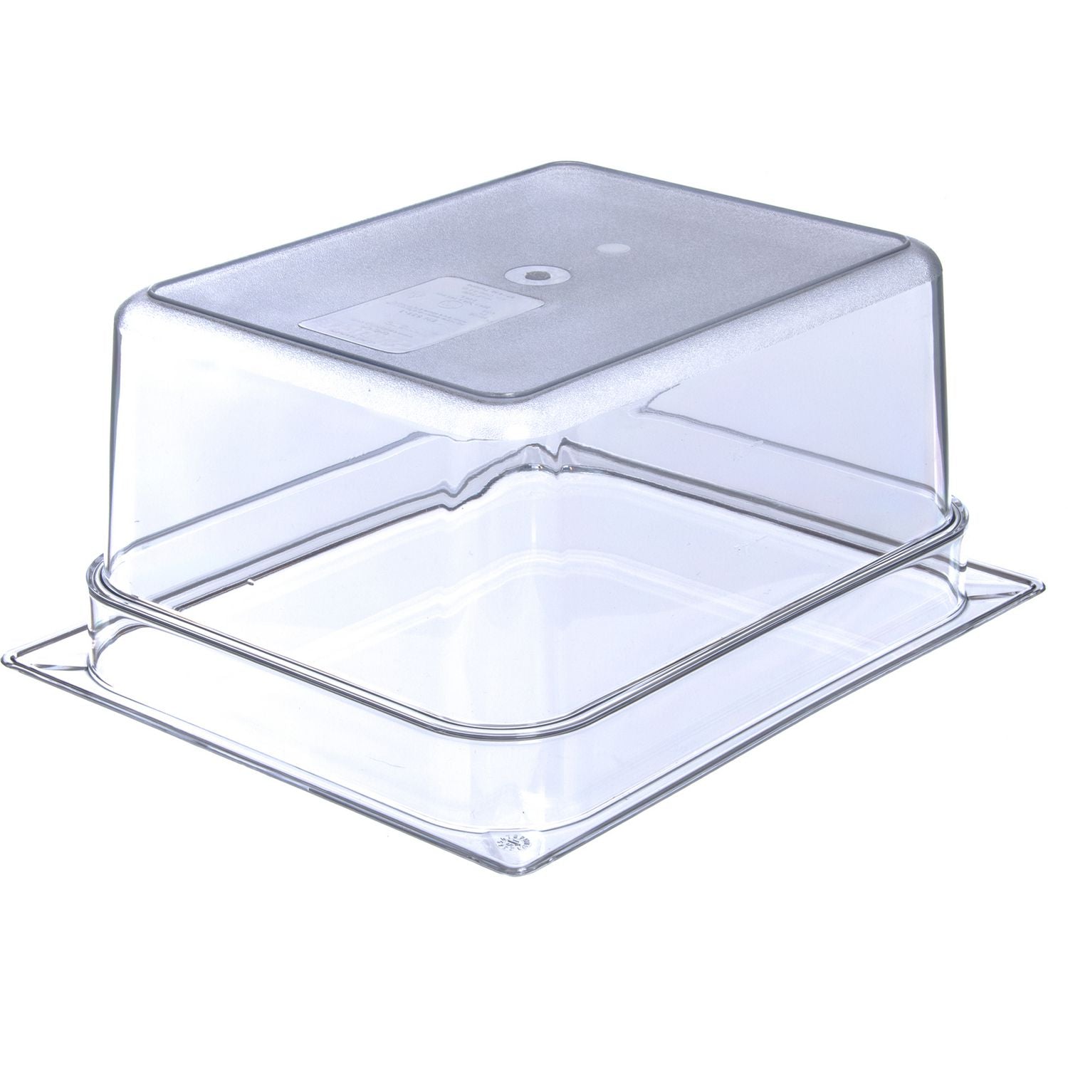 Carlisle StorPlus Polycarbonate Food Pan, 8.7 qt, 10.38 x 12.75 x 6, Clear, Plastic