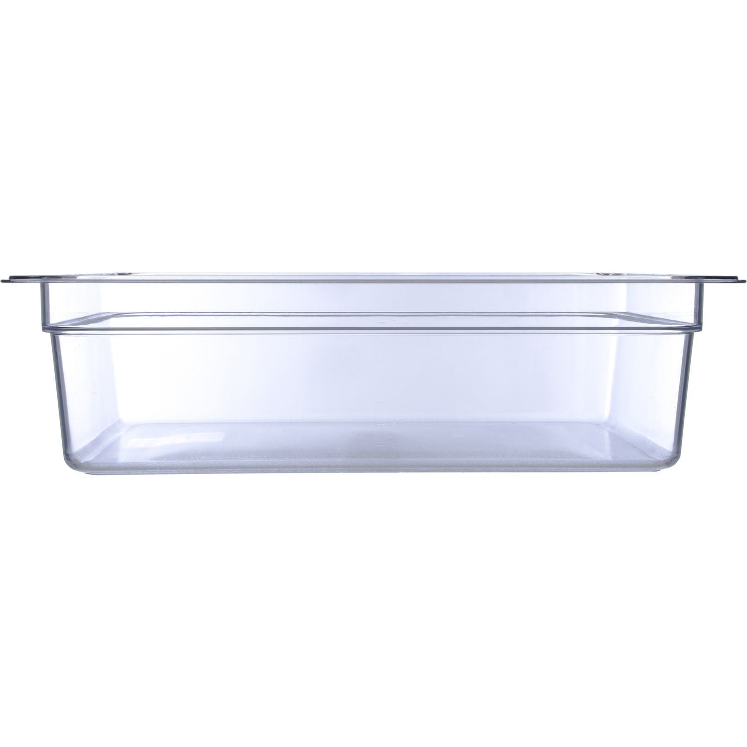 Carlisle StorPlus Polycarbonate Food Pan, 19.4 qt, 12.5 x 20.75 x 6, Clear, Plastic