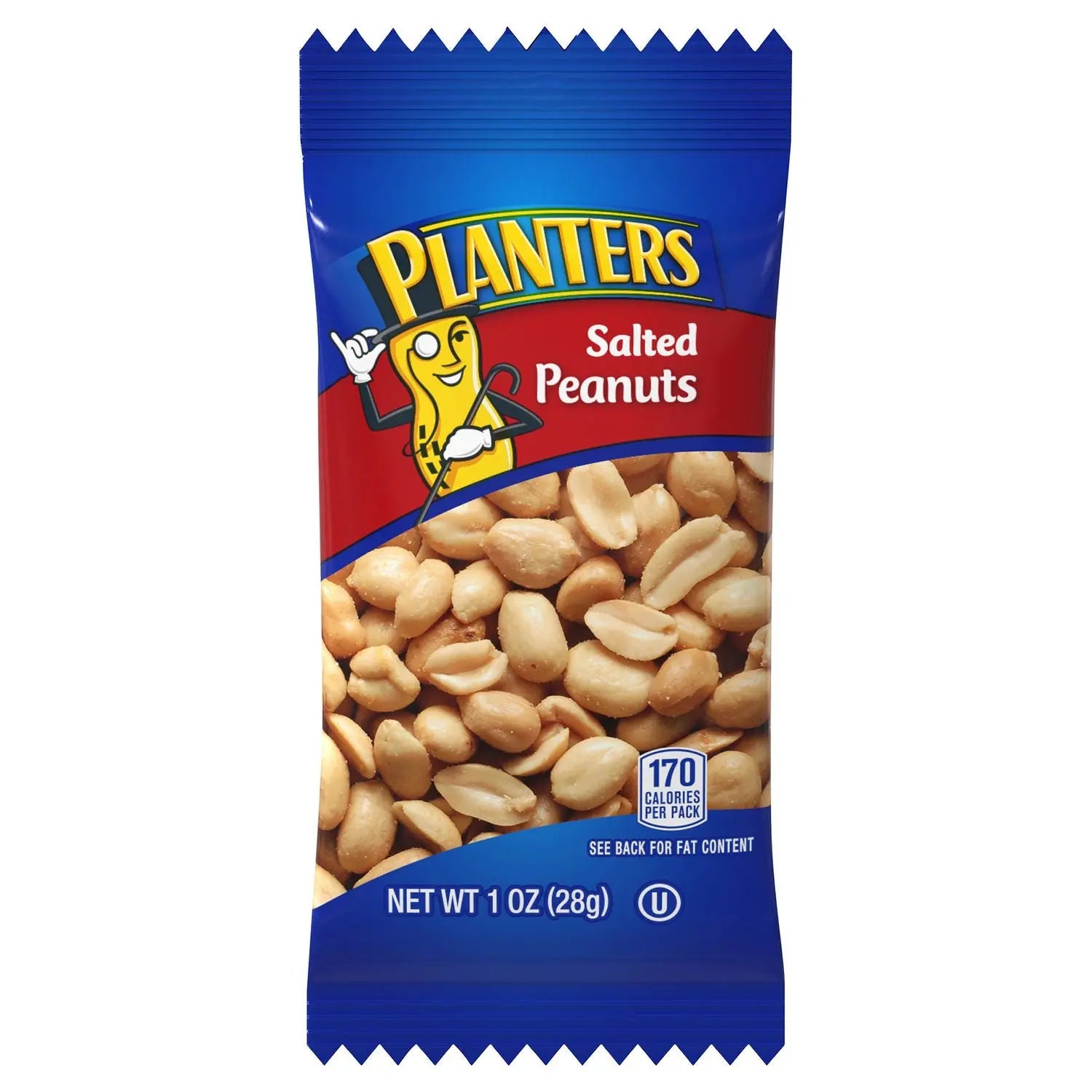 Salted Peanuts, 1 oz Pouch, 48/Box, 2 Boxes/Carton Planters® Flipcost
