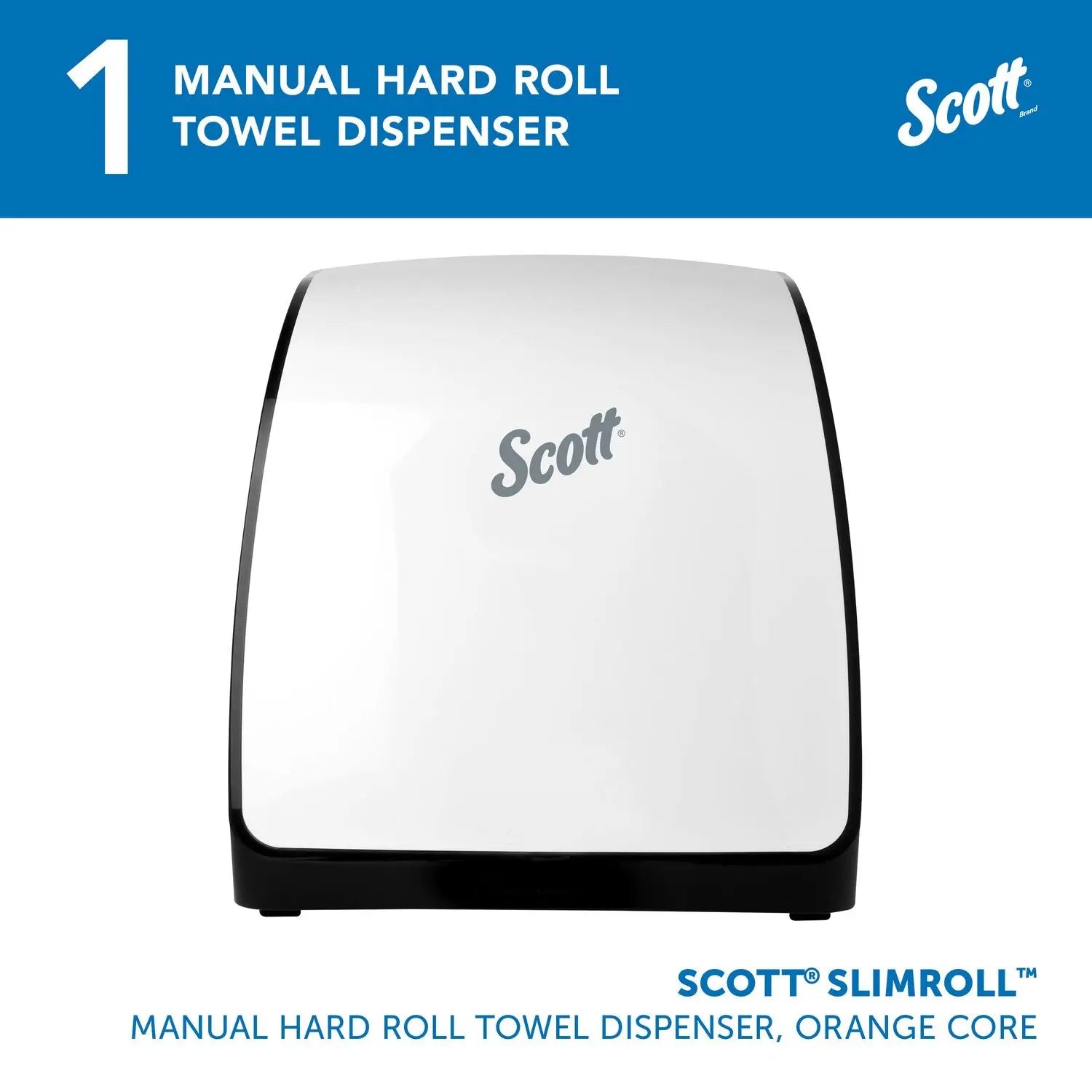 Slimroll Manual Towel Dispenser, 12.65 x 13.02 x 7.18, White Scott® Flipcost