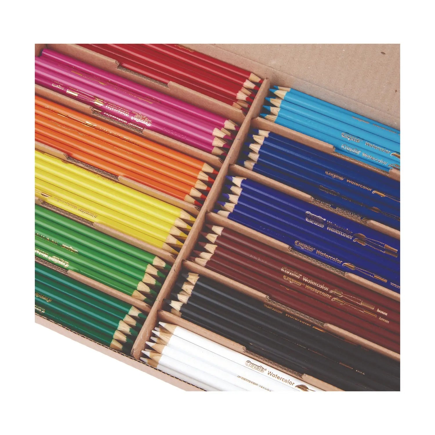 Watercolor Pencil Classpack, 3.3 mm, Assorted Lead and Barrel Colors, 240/Pack Crayola® Flipcost