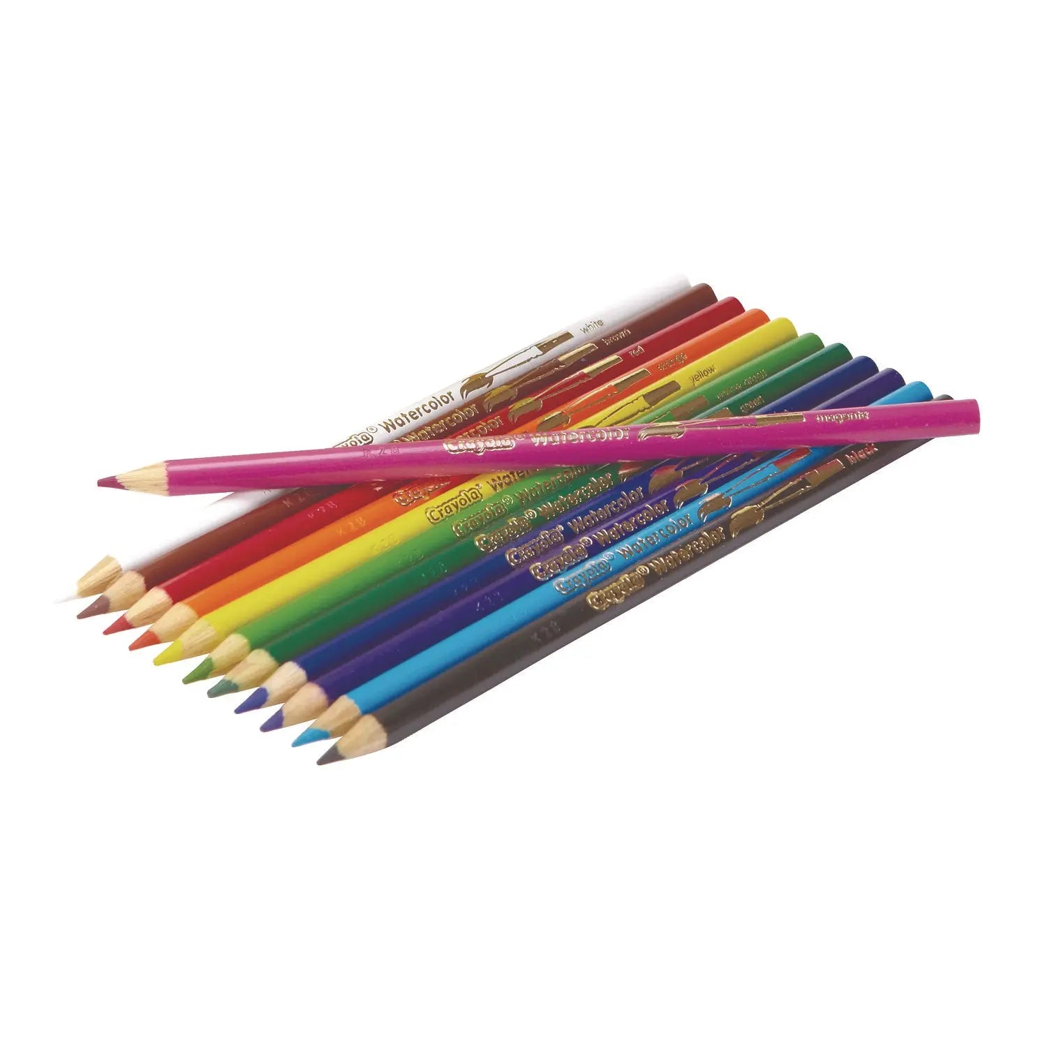 Watercolor Pencil Classpack, 3.3 mm, Assorted Lead and Barrel Colors, 240/Pack Crayola® Flipcost