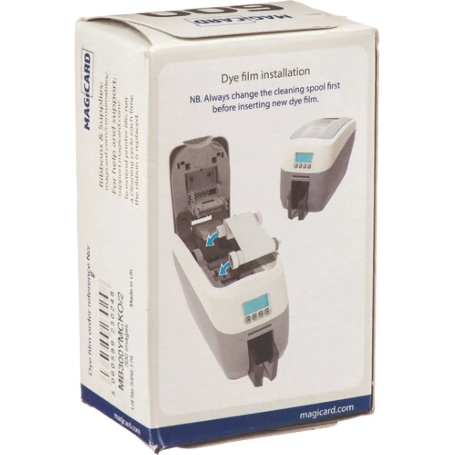 Magicard® MB300YMCKO-2 Color Ribbon Black-Cyan-Magenta-Yellow-Topcoat Protective Layer Magicard® Flipcost