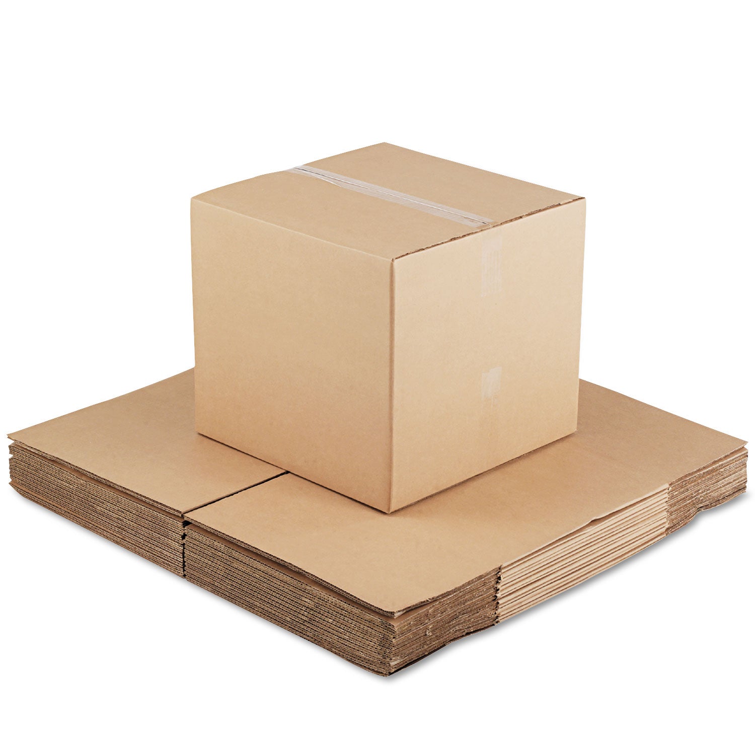 Universal® Fixed-Depth Corrugated Shipping Boxes, Regular Slotted Container (RSC), 18" x 18" x 16", Brown Kraft, 15/Bundle