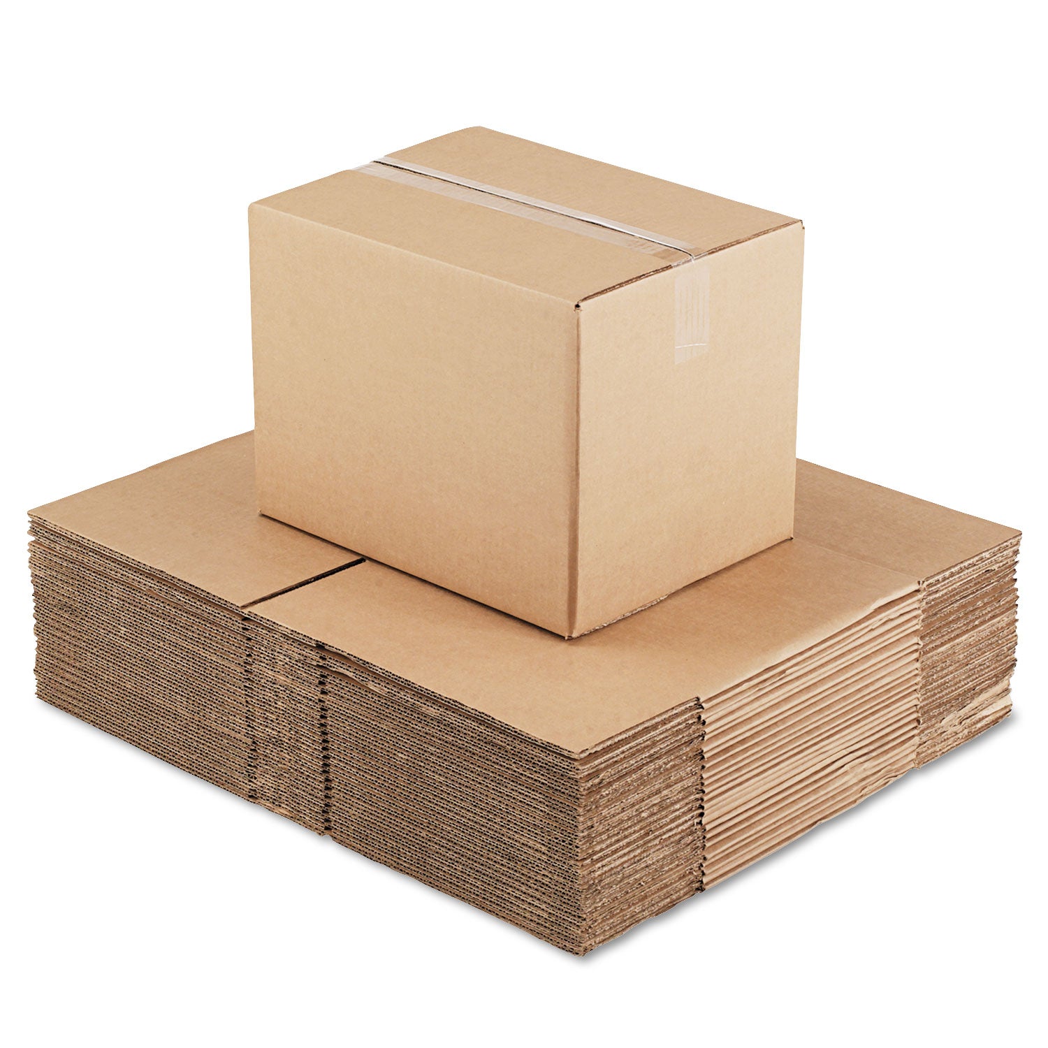 Universal® Fixed-Depth Corrugated Shipping Boxes, Regular Slotted Container (RSC), 12" x 16" x 12", Brown Kraft, 25/Bundle