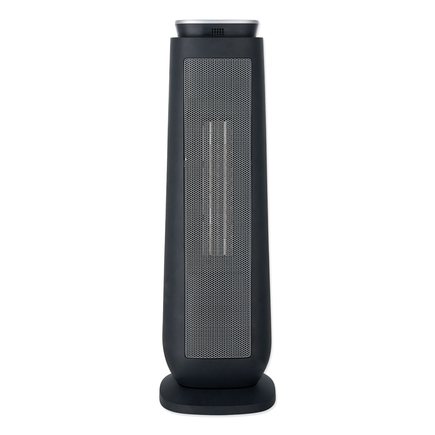 Alera® Ceramic Heater Tower with Remote Control, 1,500 W, 7.17 x 7.17 x 22.95, Black