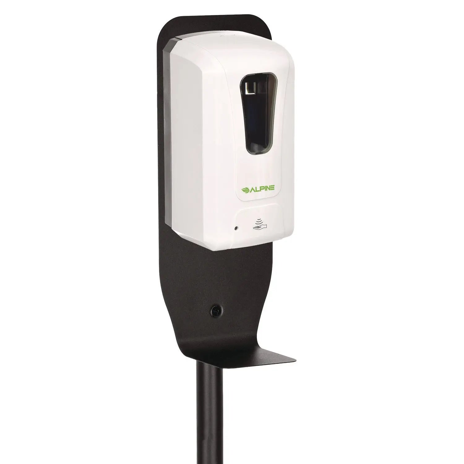 Automatic Foam Hand Sanitizer/Soap Dispenser with Floor Stand, 40 oz, 4.48 x 6 x 45, White Alpine Industries Flipcost
