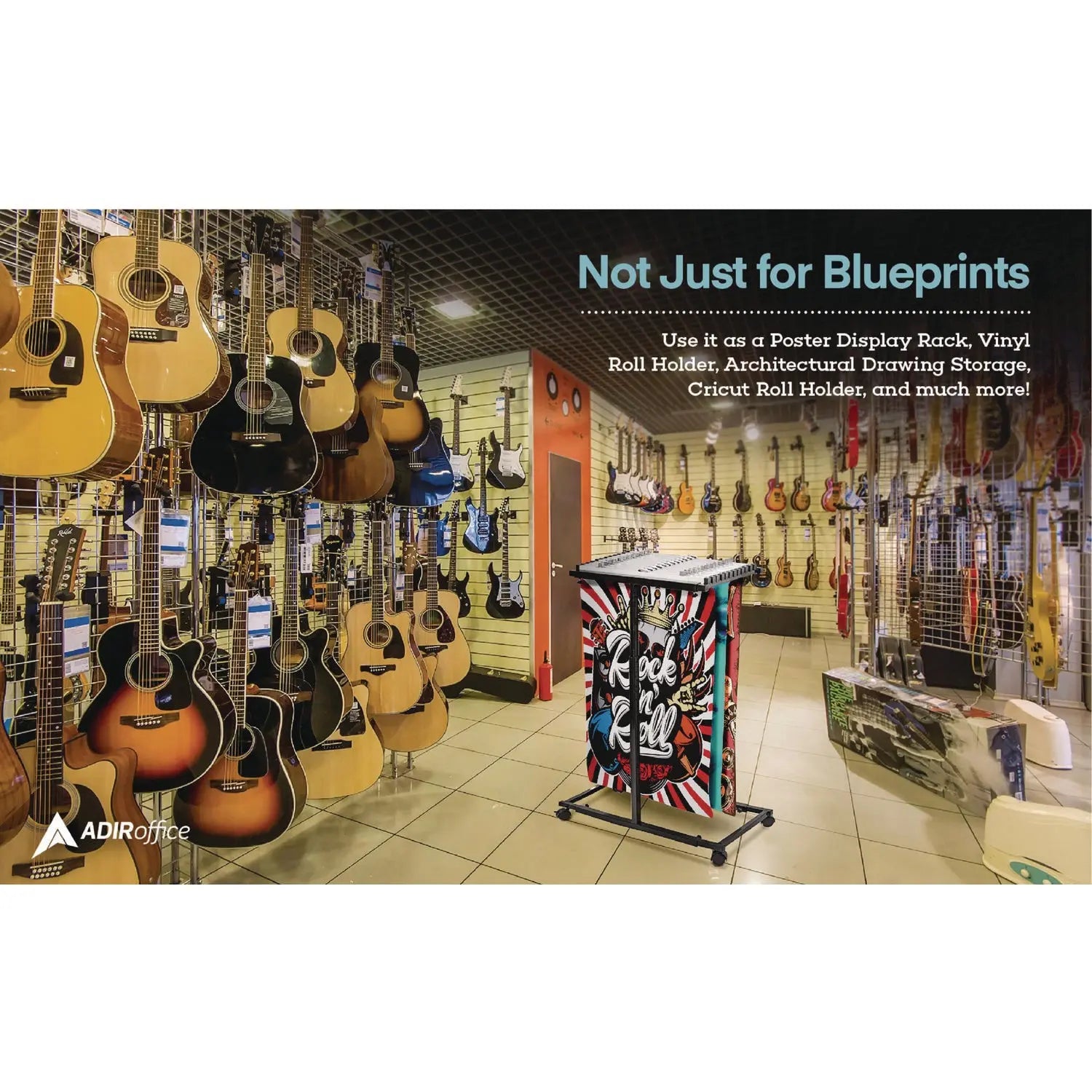 Blueprint Storage Cabinet Steel Vertical Plan Center, Assorted Document Sizes,15" x 27" to 47.25" x 32.5" to 57", Black AdirOffice Flipcost