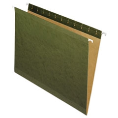 Pendaflex® Reinforced Hanging File Folders, Letter Size, Straight Tabs, Standard Green, 25/Box Flipcost Flipcost