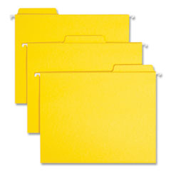 Smead™ FasTab Hanging Folders, Letter Size, 1/3-Cut Tabs, Yellow, 20/Box Flipcost Flipcost