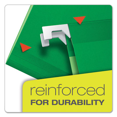 Pendaflex® Colored Reinforced Legal Size Hanging Folders 1/5-Cut Tabs, Bright Green, 25/Box Flipcost Flipcost