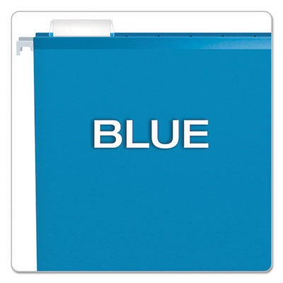 Pendaflex® Colored Reinforced Hanging Folders, Legal Size, 1/5-Cut Tabs, Blue, 25/Box Flipcost Flipcost