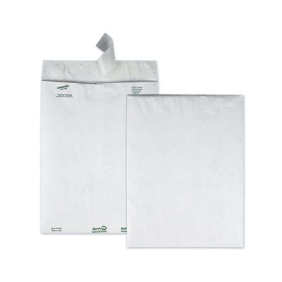 Lightweight 14 lb Tyvek Catalog Mailers, #12 1/2, Square Flap, Redi-Strip Adhesive Closure, 9.5 x 12.5, White, 100/Box Flipcost Flipcost