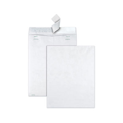 Lightweight 14 lb Tyvek Catalog Mailers, #15 1/2, Square Flap, Redi-Strip Adhesive Closure, 12 x 16, White, 100/Box Flipcost Flipcost