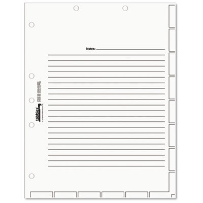 Tabbies® Medical Chart Index Divider Sheets, Untabbed, 11 x 8.5, White, 400/Box Flipcost Flipcost