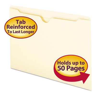 Smead™ Manila File Jackets Legal Size, 2-Ply Straight Tab, , Manila, 100/Box Flipcost Flipcost
