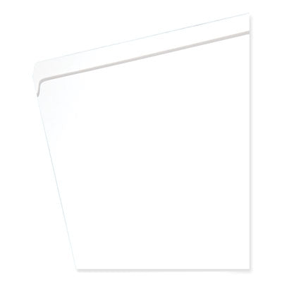 Smead™ Reinforced Top Tab Colored File Folders, Straight Tabs, Letter Size, 0.75" Expansion, White, 100/Box Flipcost Flipcost