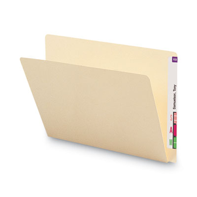 Smead™ Extended End Tab Manila Folders, Straight Tabs, Letter Size, 0.75" Expansion, Manila, 100/Box Flipcost Flipcost