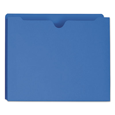 Smead™ Colored Blue File Jackets with Reinforced Double-Ply Tab, Straight Tab, Letter Size, Blue, 50/Box Flipcost Flipcost